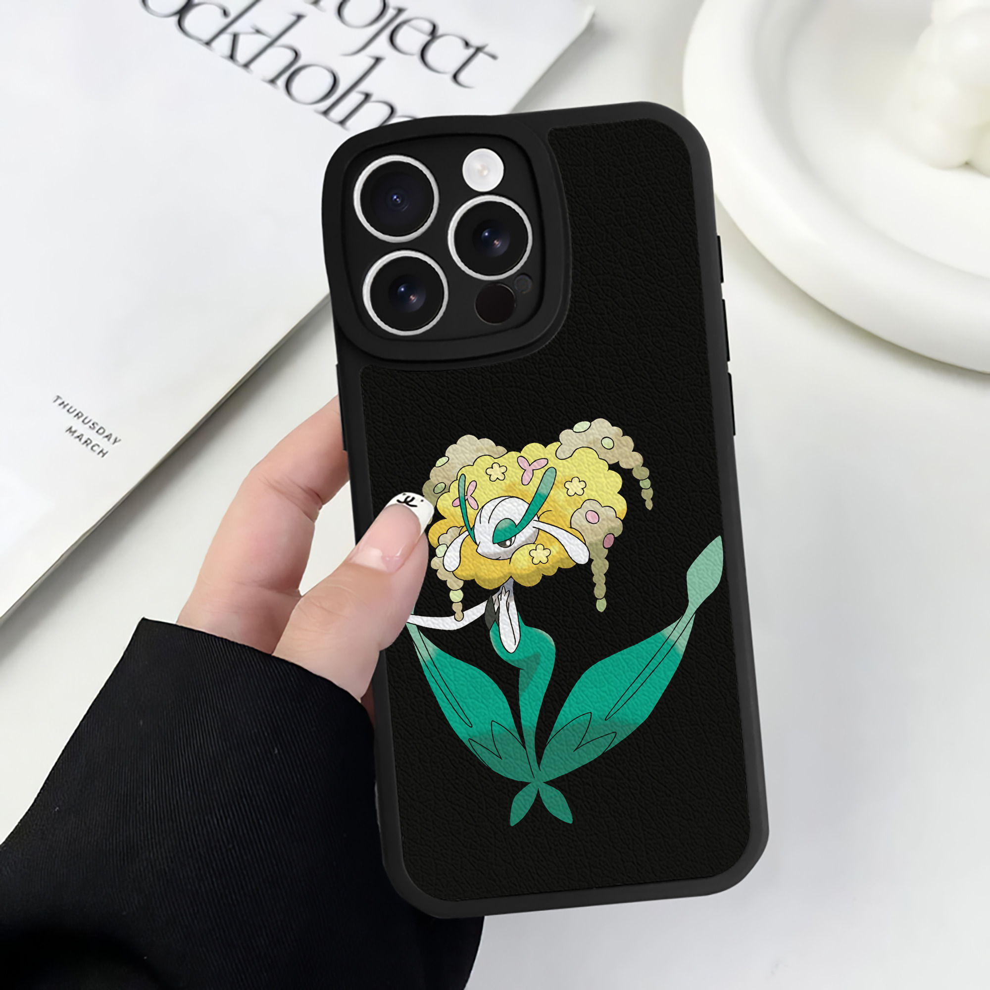 （画像用） ポケットモンスター Pokémon 【iPhone 16シリーズ対応】シリコンスマホケース（レザー調） 材質：シリコン